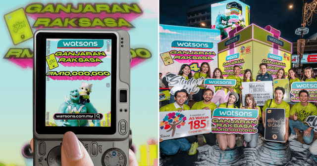 Raksasa In Bukit Bintang?! Watsons Drops Biggest Rewards & Pulls Off Multi-DOOH Takeover