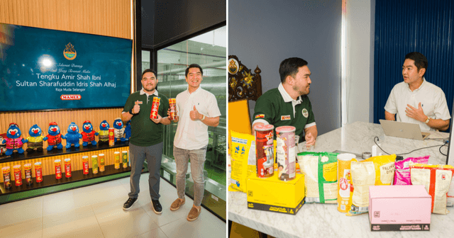 Selangor Crown Prince Visits Mamee Subang HQ As New Production Line Launches