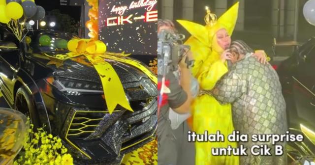DSV Hadiahkan Cik B Kereta Lamborghini Bernilai RM1.6 Juta Sempena Hari Lahir
