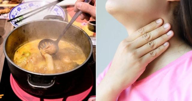 Woman Develops 8cm Throat Ulcer From Eating Hot Pot Too Fast