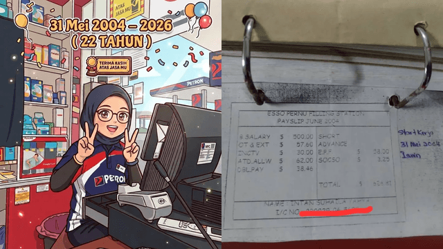 Ibu Tunggal Dedah 22 Tahun Kerja Stesen Minyak Tapi Gaji Masih Bawah RM2,500